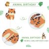 26PCS Jungle Safari Animal Cake Toppers Safari Party Decoration for Zoo Animal Theme Party Safari Jungle Theme Party Baby Shower Birthday Party Decor SUNBEAUTY