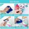Easter Window Stickers Easter Decorations for The Home Spring Window Clings 91 PCS/9 Sheets Bunny Eggs Happy Easter Window Clings for Glass Spring Decals for Windows Door Kitchen Bathroom