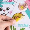 Easter Window Stickers Easter Decorations for The Home Spring Window Clings 91 PCS/9 Sheets Bunny Eggs Happy Easter Window Clings for Glass Spring Decals for Windows Door Kitchen Bathroom