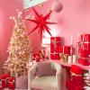SUNBEAUTY 3 Pcs 9-Pointed White Paper Star Lanterns 12 Inch Hanging Lampshade Wedding Birthday Christmas Home Party Decoration(Red Waterproof)