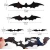 SUNBEAUTY 90 Pcs Halloween Balloon Arch Garland Kit with Happy Birthday Banner 3D PVC Bats for Kids Birthday Halloween Party Baby Shower Decorations Supplies