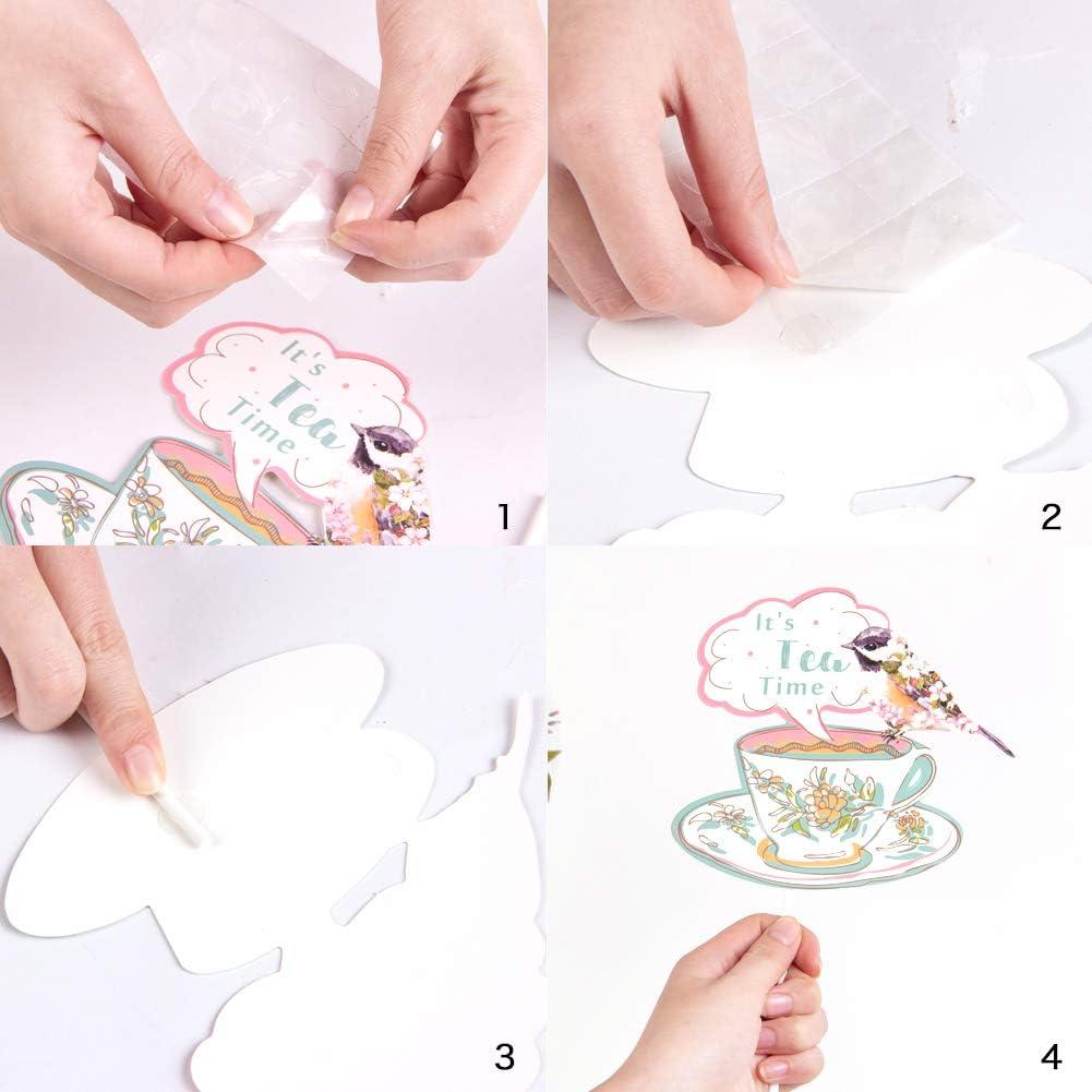 imageSUNBEAUTY 14 Pcs Tea Party Photo Booth Props Tea Party Decorations Alice in Wonderland Party Supplies Garden Party Bridal Shower for Girls WomenPhoto Booth Propstea Party