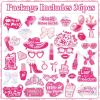 SUNBEAUTY 14 Pcs Tea Party Photo Booth Props Tea Party Decorations Alice in Wonderland Party Supplies Garden Party Bridal Shower for Girls Women(Bachelorette)