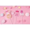 SUNBEAUTY 14 Pcs Tea Party Photo Booth Props Tea Party Decorations Alice in Wonderland Party Supplies Garden Party Bridal Shower for Girls Women(Girl)