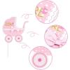 SUNBEAUTY 14 Pcs Tea Party Photo Booth Props Tea Party Decorations Alice in Wonderland Party Supplies Garden Party Bridal Shower for Girls Women(Girl)