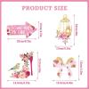 SUNBEAUTY 14 Pcs Tea Party Photo Booth Props Tea Party Decorations Alice in Wonderland Party Supplies Garden Party Bridal Shower for Girls Women(Tea Party)