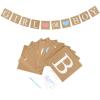 SUNBEAUTY 8PCS Aloha Banner 5.9 Feet Felt Tropical Garland Pre-Strung Hawaiian Aloha Party Decorations for Luau Tiki Party Decorations Tropical Theme Summer Beach Pool Birthday Decor(Boy Or Girl)