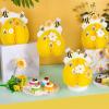 SUNBEAUTY 9 PCS Beach Honeycomb Centerpieces Beach Themed Birthday Party Decorations Pool Birthday Party Decorations Summer Themed Party Decorations(Honey Bee)