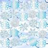 SUNBEAUTY 36 Pc Christmas Snowflake Hanging Swirl Decorations – Winter Wonderland Snowflake Ornaments & Ceiling Decorations