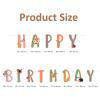 SUNBEAUTY Football Happy Birthday Banner Football Birthday Party Decorations Football Themed Party Supplies Bowl Game Sport Themed Happy Birthday Banner | Pre-Strung(Multi-color)