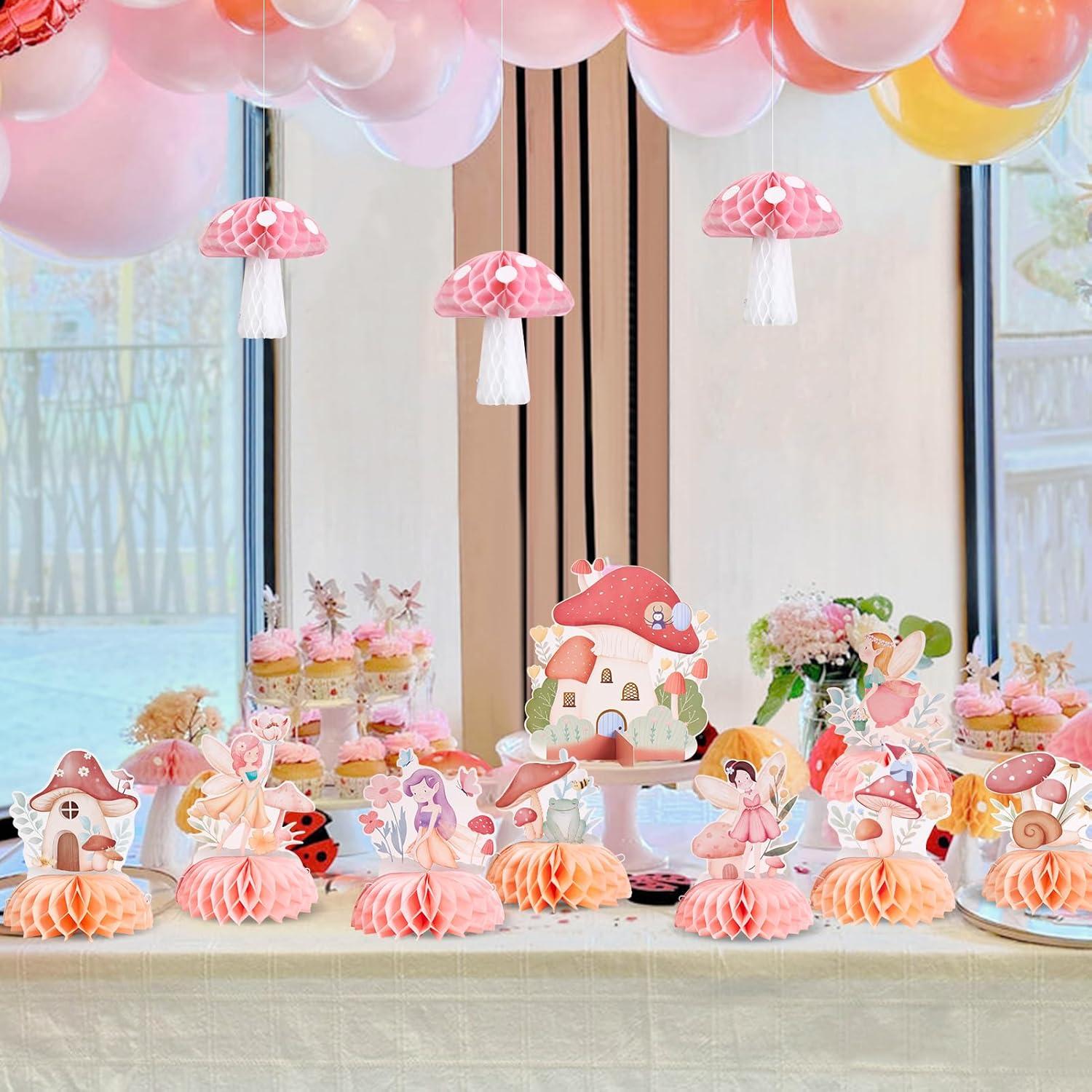 image:imageSUNBEAUTY 6Pcs Spring Tulips Flower Table Decoration Retro Tulip Felt Centerpiece Pink Yellow Orange Tulips Floral Tabletop Signs for Home Mothers Day Easter Garden Birthday Baby Shower Party DecorFairy