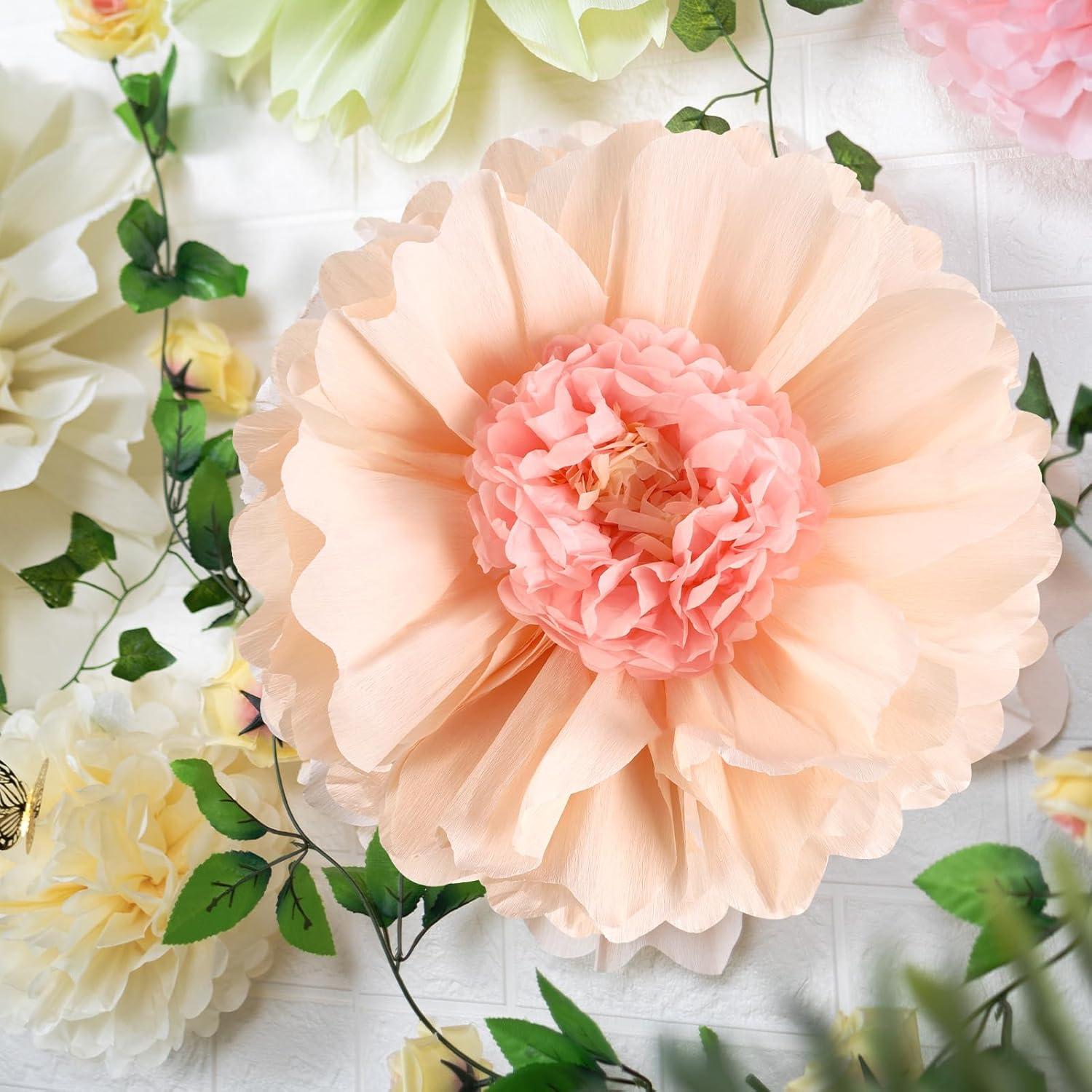 image:imageSUNBEAUTY Sunflower Tissue Paper Flowers Giant Paper Flowers Decoration for Wall 19 Large Yellow Floral Tissue Pom Poms Hanging for Wedding Bridal Shower Birthday Classroom Bulletin Board DecorGrayish green
