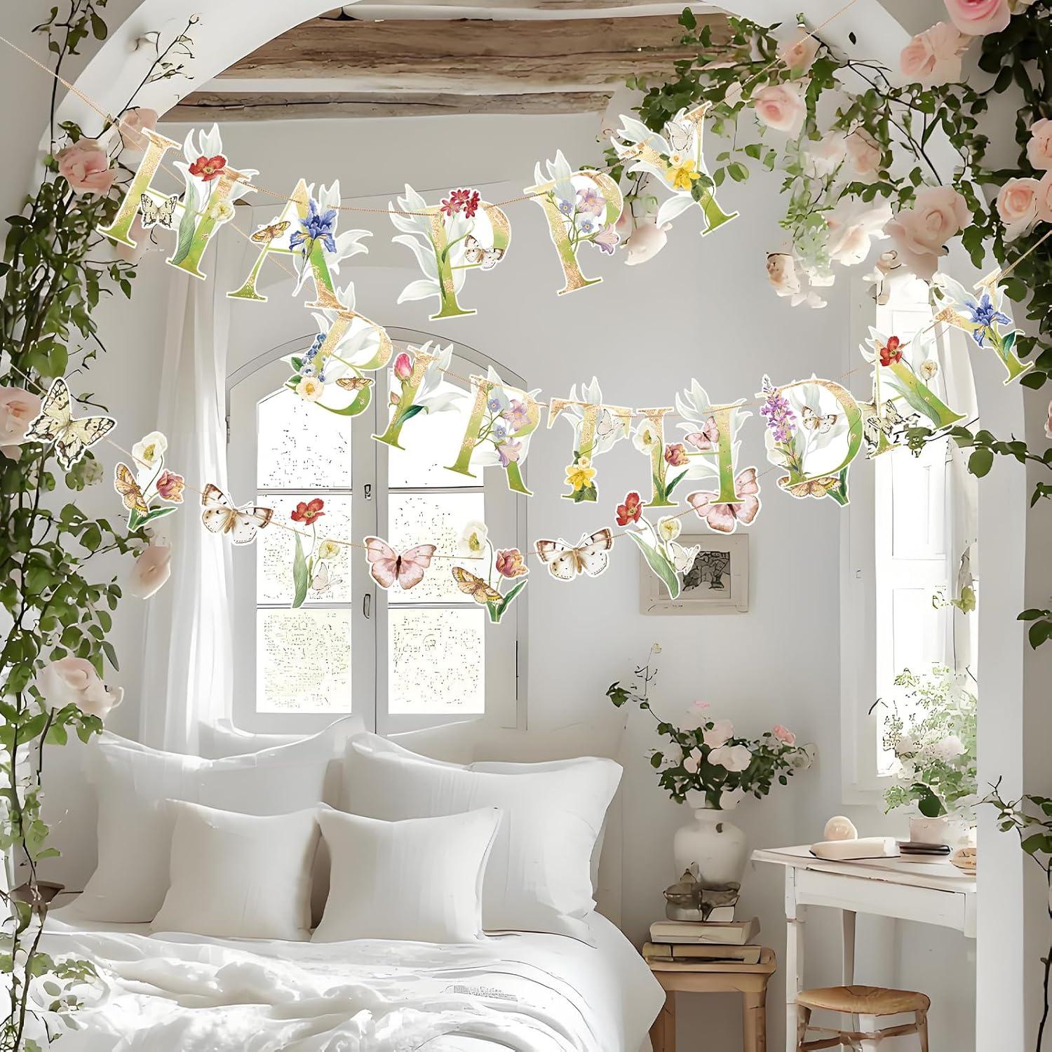 image:imageStrawberry Party Banner Berry First Birthday Decor Strawberry Wildflower Garland for Spring Enchanted Garden Tea Party Hanging Floral Strawberry Theme Birthday for Girl Sweet Baby Shower Party 82ftSunmmer SpringWildflower