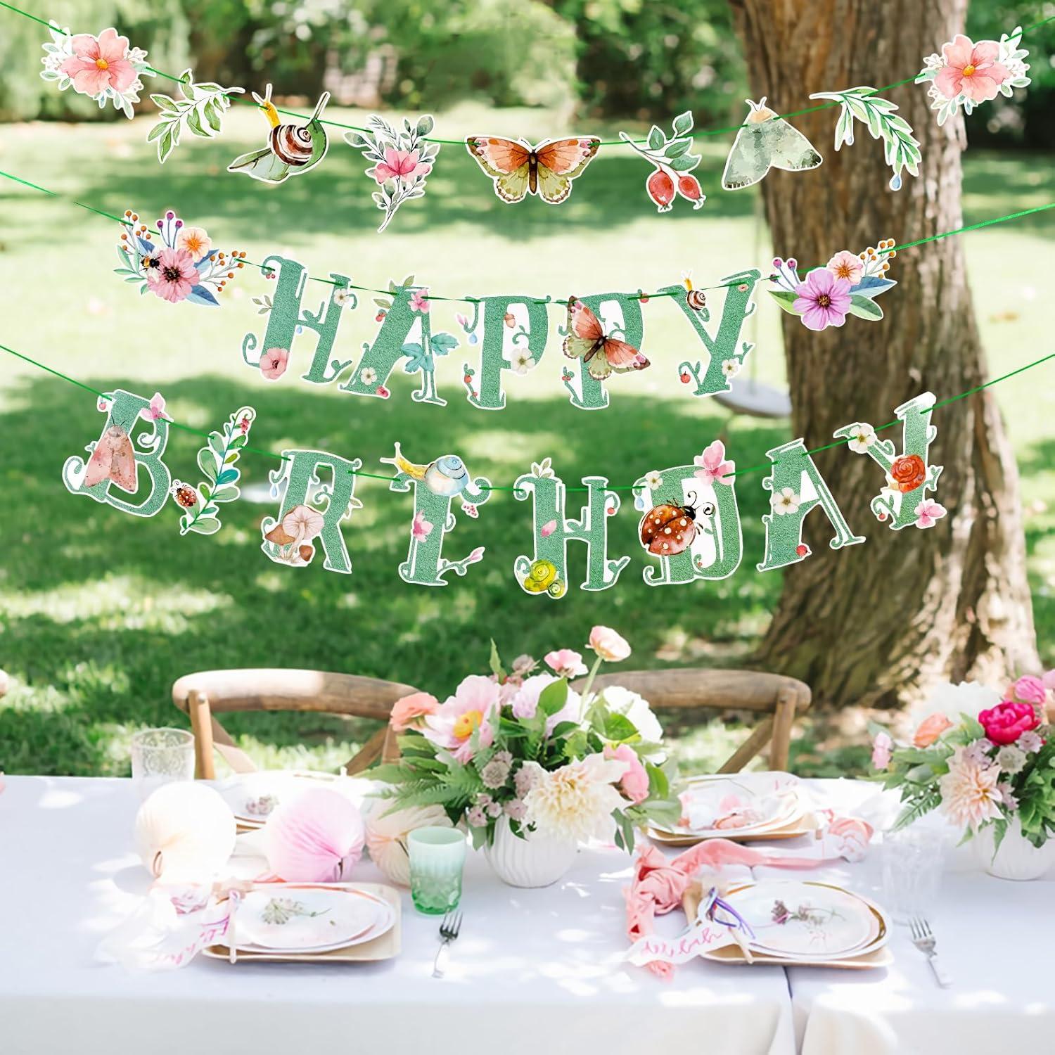 image:imageStrawberry Party Banner Berry First Birthday Decor Strawberry Wildflower Garland for Spring Enchanted Garden Tea Party Hanging Floral Strawberry Theme Birthday for Girl Sweet Baby Shower Party 82ftSage Green Spring