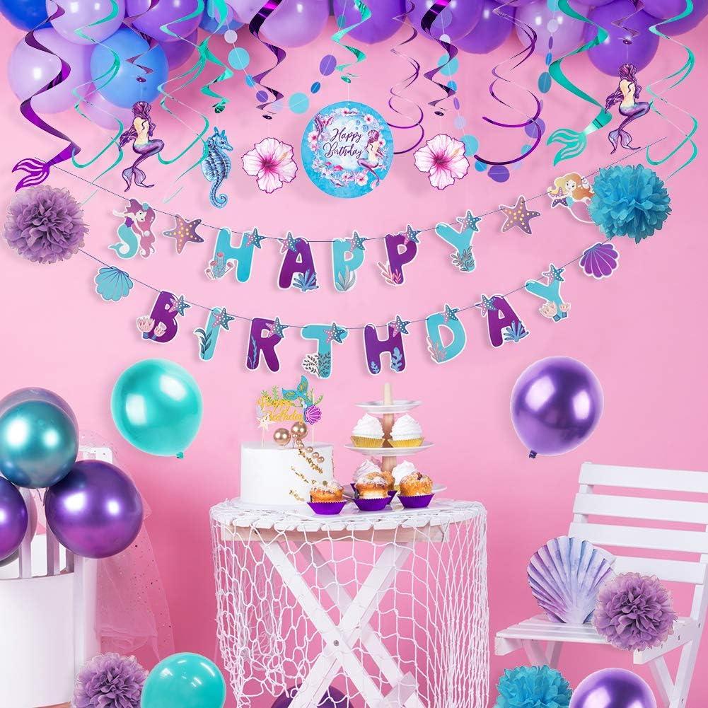 image:imageStrawberry Party Banner Berry First Birthday Decor Strawberry Wildflower Garland for Spring Enchanted Garden Tea Party Hanging Floral Strawberry Theme Birthday for Girl Sweet Baby Shower Party 82ftMermaid Theme