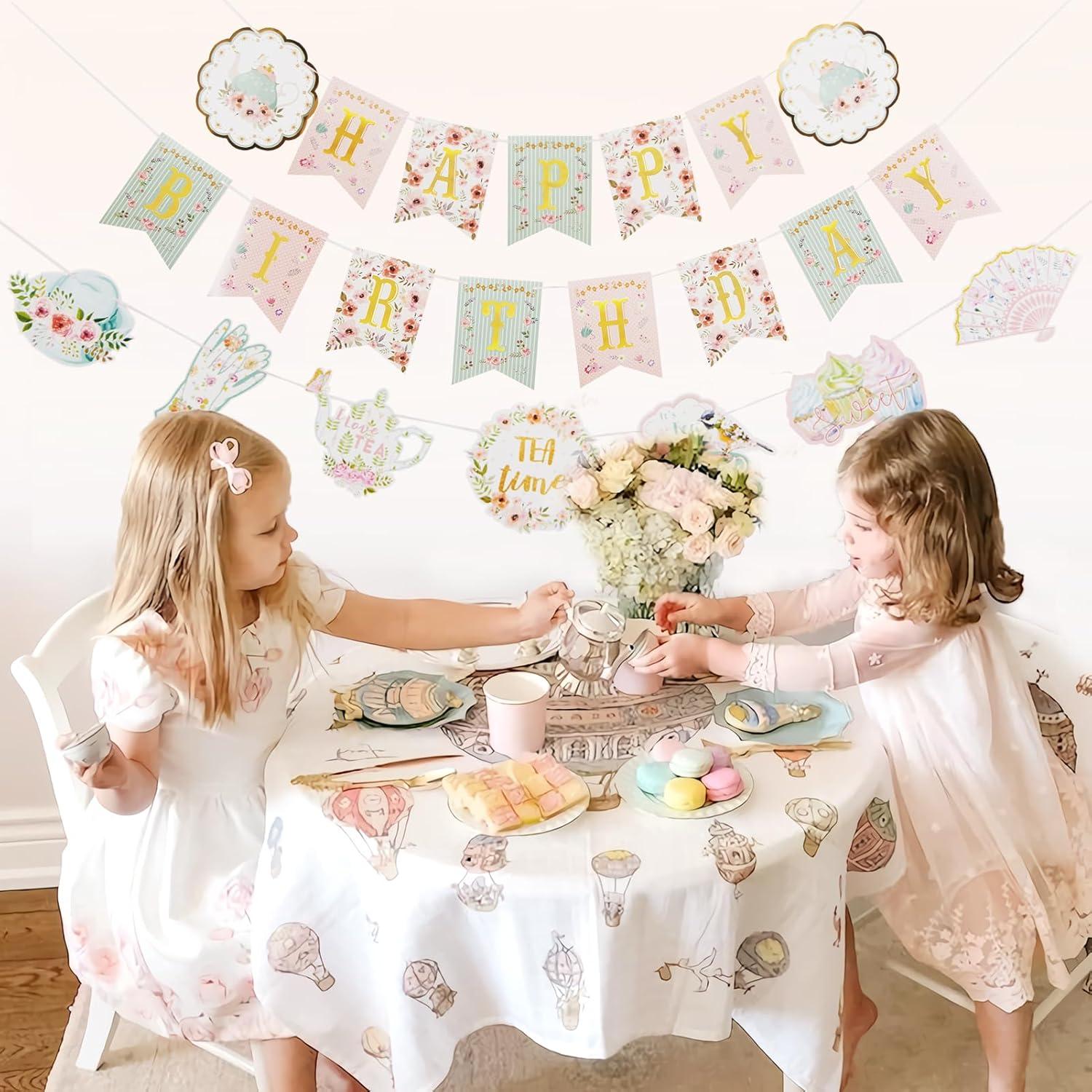 image:imageStrawberry Party Banner Berry First Birthday Decor Strawberry Wildflower Garland for Spring Enchanted Garden Tea Party Hanging Floral Strawberry Theme Birthday for Girl Sweet Baby Shower Party 82ftSweetyTea Party