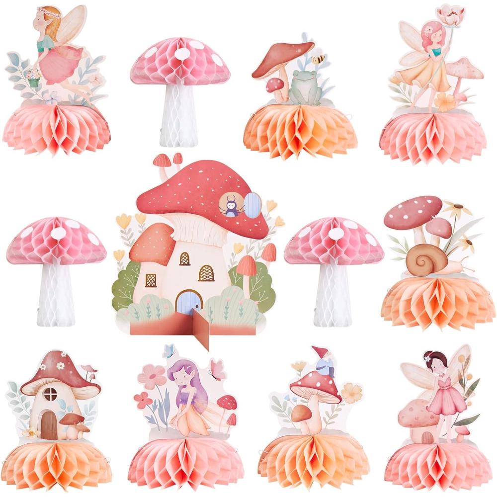 image:imageSUNBEAUTY 6Pcs Spring Tulips Flower Table Decoration Retro Tulip Felt Centerpiece Pink Yellow Orange Tulips Floral Tabletop Signs for Home Mothers Day Easter Garden Birthday Baby Shower Party DecorFairy
