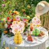 SUNBEAUTY 9 PCS Sunflower Honeycomb Centerpieces Sunflower Party Decorations Yellow Honeycomb Table Centerpiece for Spring Summer Garden Themed Birthday Baby Shower Decor(Daisy)