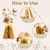 SUNBEAUTY 9 PCS Sunflower Honeycomb Centerpieces Sunflower Party Decorations Yellow Honeycomb Table Centerpiece for Spring Summer Garden Themed Birthday Baby Shower Decor(Boho Flower Table Decor)