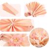 SUNBEAUTY Sunflower Tissue Paper Flowers Giant Paper Flowers Decoration for Wall 19” Large Yellow Floral Tissue Pom Poms Hanging for Wedding Bridal Shower Birthday Classroom Bulletin Board Decor(Hot Pink and Orange)