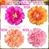 SUNBEAUTY Sunflower Tissue Paper Flowers Giant Paper Flowers Decoration for Wall 19” Large Yellow Floral Tissue Pom Poms Hanging for Wedding Bridal Shower Birthday Classroom Bulletin Board Decor(A-Pink Orange)
