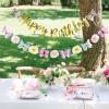 Strawberry Party Banner Berry First Birthday Decor Strawberry Wildflower Garland for Spring Enchanted Garden Tea Party Hanging Floral Strawberry Theme Birthday for Girl Sweet Baby Shower Party (8.2ft)(Butterfly)