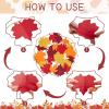 Strawberry Party Banner Berry First Birthday Decor Strawberry Wildflower Garland for Spring Enchanted Garden Tea Party Hanging Floral Strawberry Theme Birthday for Girl Sweet Baby Shower Party (8.2ft)(Fall Maple Leaves Garland)