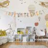 Strawberry Party Banner Berry First Birthday Decor Strawberry Wildflower Garland for Spring Enchanted Garden Tea Party Hanging Floral Strawberry Theme Birthday for Girl Sweet Baby Shower Party (8.2ft)(Multi-color)