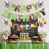 Strawberry Party Banner Berry First Birthday Decor Strawberry Wildflower Garland for Spring Enchanted Garden Tea Party Hanging Floral Strawberry Theme Birthday for Girl Sweet Baby Shower Party (8.2ft)(Football)