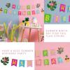 Strawberry Party Banner Berry First Birthday Decor Strawberry Wildflower Garland for Spring Enchanted Garden Tea Party Hanging Floral Strawberry Theme Birthday for Girl Sweet Baby Shower Party (8.2ft)(Hawaiian)