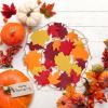 Strawberry Party Banner Berry First Birthday Decor Strawberry Wildflower Garland for Spring Enchanted Garden Tea Party Hanging Floral Strawberry Theme Birthday for Girl Sweet Baby Shower Party (8.2ft)(Fall Maple Leaves Garland)