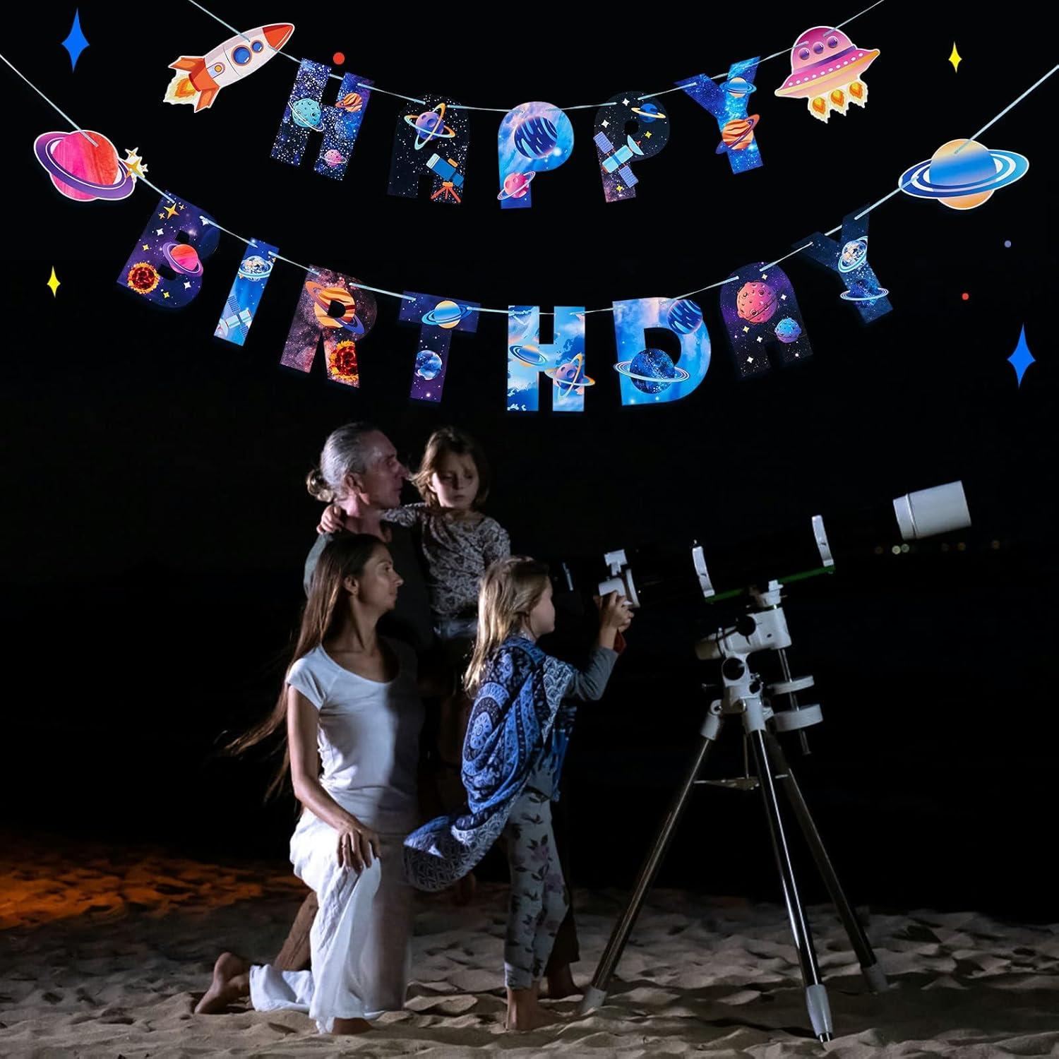 image:imageSUNBEAUTY Starfish Seashell Banner Ocean Theme Party Decoration Jellyfish Hanging Garland 98ft Blue Bubble Garlands for Under The Sea Beach Theme Birthday Decor Mermaid Summer Party DecorSpaceTheme