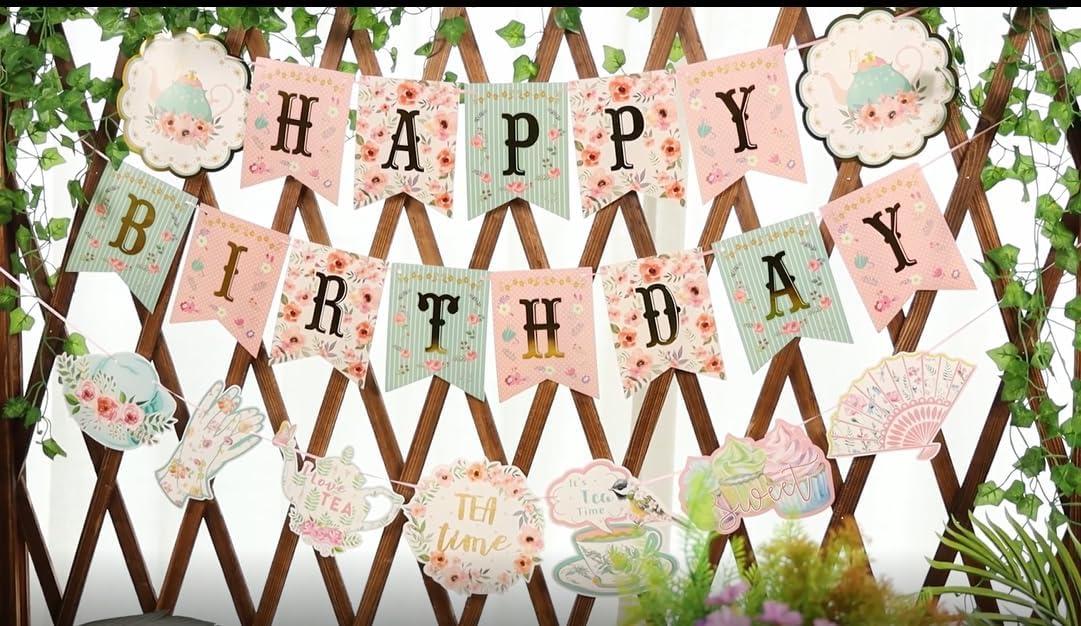 image:imageSUNBEAUTY Starfish Seashell Banner Ocean Theme Party Decoration Jellyfish Hanging Garland 98ft Blue Bubble Garlands for Under The Sea Beach Theme Birthday Decor Mermaid Summer Party DecorSweetyTea Party