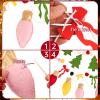 SUNBEAUTY Starfish Seashell Banner Ocean Theme Party Decoration Jellyfish Hanging Garland 9.8ft Blue Bubble Garlands for Under The Sea Beach Theme Birthday Decor Mermaid Summer Party Decor(Red)