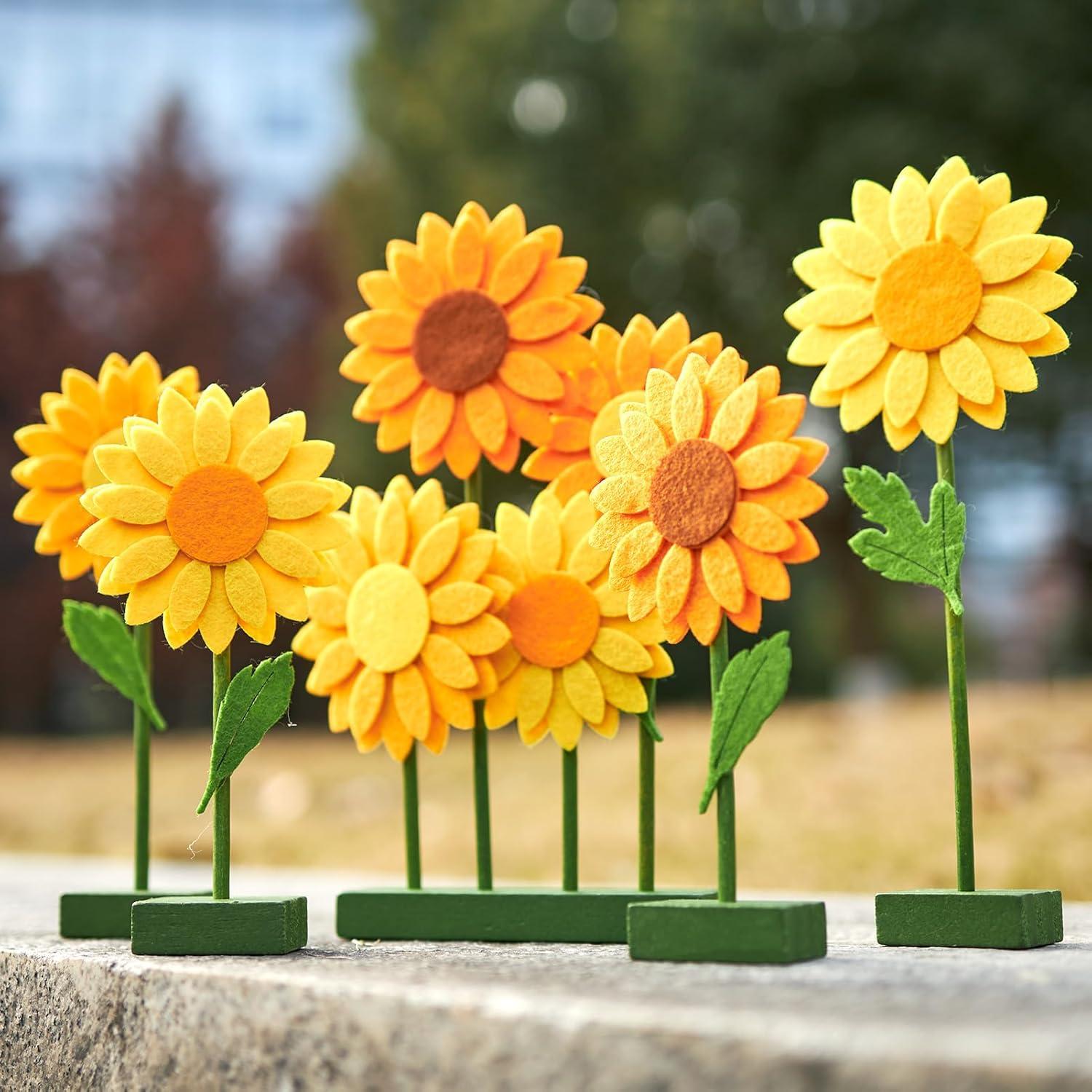 image:imageSUNBEAUTY Fairy Birthday Party Decorations Fairy First Centerpieces for Tables 3D Fairies Honeycomb Centerpieces with Rabbits Enchanted Party Table Topper for Spring Garden Woodland Forest BirthdayOrange Yellow Sunflower