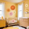 Paper Flower Decoration for Wall 3D Paper Butterfly Flower Bulletin Board Decor Pink White Artificial Flower Backdrop Wall Decor Green Leaves Vine for Classroom Office Spring Garden Tea Women Birthday(Orange Pink Cream)