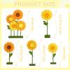 SUNBEAUTY Fairy Birthday Party Decorations Fairy First Centerpieces for Tables 3D Fairies Honeycomb Centerpieces with Rabbits Enchanted Party Table Topper for Spring Garden Woodland Forest Birthday(Orange Yellow Sunflower)