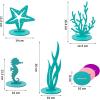 SUNBEAUTY Fairy Birthday Party Decorations Fairy First Centerpieces for Tables 3D Fairies Honeycomb Centerpieces with Rabbits Enchanted Party Table Topper for Spring Garden Woodland Forest Birthday(Mix 20pcs)