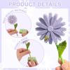 SUNBEAUTY Fairy Birthday Party Decorations Fairy First Centerpieces for Tables 3D Fairies Honeycomb Centerpieces with Rabbits Enchanted Party Table Topper for Spring Garden Woodland Forest Birthday(Pastel Daisy)