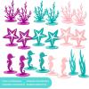 SUNBEAUTY Fairy Birthday Party Decorations Fairy First Centerpieces for Tables 3D Fairies Honeycomb Centerpieces with Rabbits Enchanted Party Table Topper for Spring Garden Woodland Forest Birthday(Mix 20pcs)