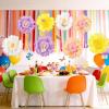 SUNBEAUTY 6 Pcs Large Boho Tissue Paper Flowers 12” Giant Crepe Paper Flowers Decorations for Birthday Mexican Fiesta Spring Wedding Flower Backdrop Baby Bridal Shower Carnival Party Wall Decor(Purple yellow pink cream White-20”)