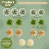 SUNBEAUTY 6 Pcs Large Boho Tissue Paper Flowers 12” Giant Crepe Paper Flowers Decorations for Birthday Mexican Fiesta Spring Wedding Flower Backdrop Baby Bridal Shower Carnival Party Wall Decor(Sage Green)