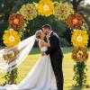 SUNBEAUTY 6 Pcs Large Boho Tissue Paper Flowers 12” Giant Crepe Paper Flowers Decorations for Birthday Mexican Fiesta Spring Wedding Flower Backdrop Baby Bridal Shower Carnival Party Wall Decor(Brown)