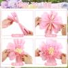SUNBEAUTY 6 Pcs Large Boho Tissue Paper Flowers 12” Giant Crepe Paper Flowers Decorations for Birthday Mexican Fiesta Spring Wedding Flower Backdrop Baby Bridal Shower Carnival Party Wall Decor(A-Pastel)