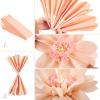 SUNBEAUTY 6 Pcs Large Boho Tissue Paper Flowers 12” Giant Crepe Paper Flowers Decorations for Birthday Mexican Fiesta Spring Wedding Flower Backdrop Baby Bridal Shower Carnival Party Wall Decor(Grayish green)