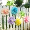SUNBEAUTY 6 Pcs Large Boho Tissue Paper Flowers 12” Giant Crepe Paper Flowers Decorations for Birthday Mexican Fiesta Spring Wedding Flower Backdrop Baby Bridal Shower Carnival Party Wall Decor(A-Pastel)