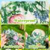 SUNBEAUTY Wildflower Banner 2 Pcs Garden Party Flower Spring Summer Reusable Waterproof Garland 9.8FT for Enchanted Garden Woodland Tropical Wedding Baby Shower Birthday Tea Supplies Girl Decorations(Wildflower Garland – 2)