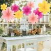 SUNBEAUTY Hanging Paper Fans Colorful Daisy Party Decoration Set Paper Flower Decorations for Wall Paper Fans Reusable Flower Wall Decor for Birthday Fiesta Mexican Party Babyshower Mothers Day(Flower-9pcs)