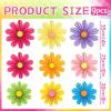 SUNBEAUTY Hanging Paper Fans Colorful Daisy Party Decoration Set Paper Flower Decorations for Wall Paper Fans Reusable Flower Wall Decor for Birthday Fiesta Mexican Party Babyshower Mothers Day(Carnival Set)