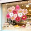 SUNBEAUTY14PCS Pastel Paper Fans Party Decoration Paper Flowers Decorations for Wall Hanging Paper Flowers Floral Backdrop Flower Garland for Birthday Baby Shower Spring Decor Classroom Decorations(Pink Fans – 000)